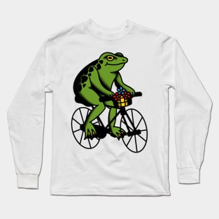 Bicycle Frog Long Sleeve T-Shirt